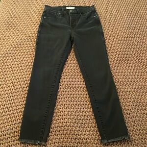 🖤 Madewell high rise skinny black wash jean 🖤